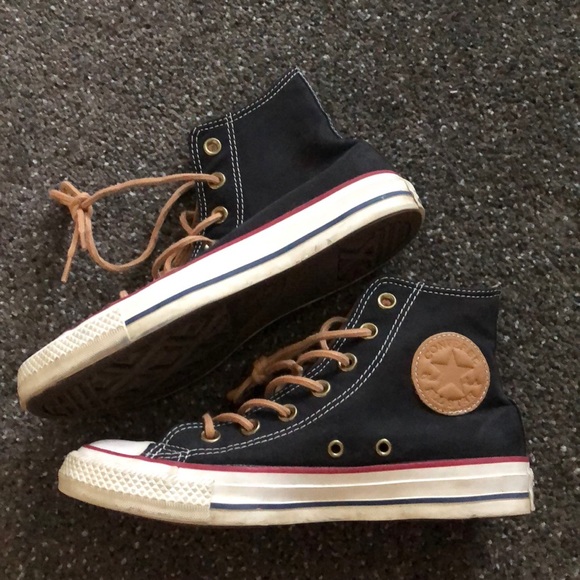 Converse all star black and brown Clearance
